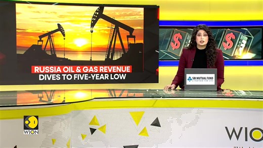 2.1K views · 69 reactions | Moscow’s oil & gas revenue down 24% Russia's oil and gas revenues fell to a five-year low in 2025. Those revenues are crucial for funding Moscow's war in Ukraine The slump in crude prices, and gas exports hit the country's budget Jyotsna Kumar has more | WION | Facebook