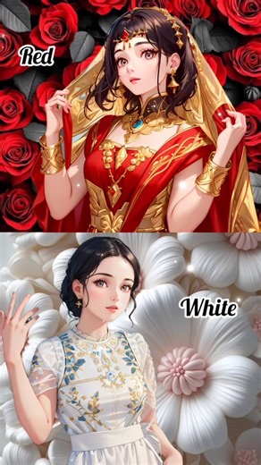 Red ♥️ V's White 🤍 Which One Would You Pick? #red #white #shorts