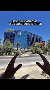 POV: YOU VISIT THE LAS VEGAS RAIDERS HOTEL - M Resort Spa Casino #HostedByMResort
