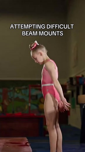 This one might’ve been a flop, what do you guys think??🤭😂 #beam #fail #beammounts #gymnastics | Gym.FLIP