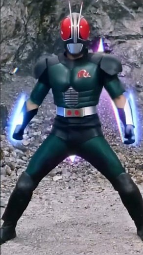 Kamen Rider Black RX Henshin - Satria Baja Hitam RX