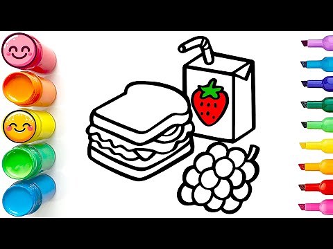 How to Draw a Healthy Breakfast | Easy Step by Step Tutorial