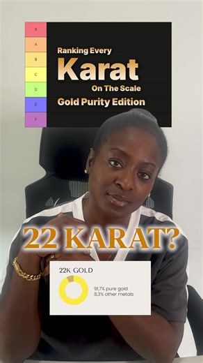 Ranking every karat on the scale 👏 Follow for more honest jewelry talk and pieces that actually make sense for real life!