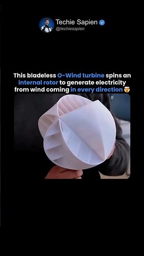 Bladeless Wind Turbine Captures Wind From Every Direction 🤯🌬️