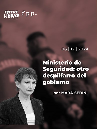 Ministerio de Seguridad: otro despilfarro del gobierno - Entre Líneas «Es el Estado quien debe apretarse el cinturón, mejorar su eficiencia, bajar el gasto, cerrar programas mal evaluados y ministerios con dobles funciones y, por supuesto, bajar los impuestos dándole un aire a las personas, empresas e inversionistas con el objetivo de mejorar la situación económica y el progreso futuro de nuestro país», comenta Mara Sedini en un nuevo Entre Líneas. #ministeriodeseguridad #gobiernodechile #burocr