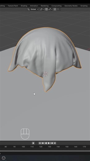 Quick Cloth Simulation In Blender( Tutorial )