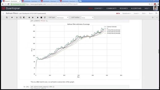 Quantopian讲座系列 - 卡尔曼滤波器