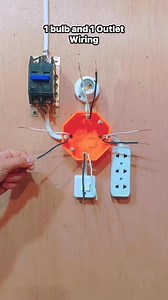 Basic wiring ng isang ilaw at Outlet #electricaltutorial | Electrical Tutorial