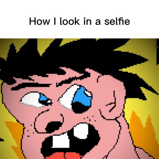 How look in selfie vs mirror Goku edit🗿#anime #dbz