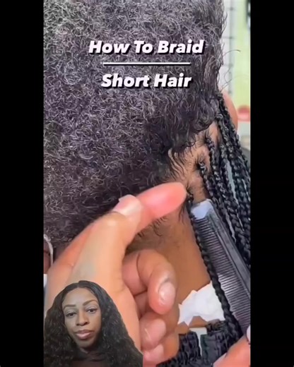 Learn How To Grip Short Hair for Box Braids🤩🤩🤩🤩🤩 #hairtutorial #hairvideos #blackhairstyles #blackhair #protectivestyles #shorthair #braids #boxbraids #braider | Mane Attractions Virgin Hair /Weaving Salon