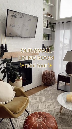 very smol #roomdesign #livingroomdecor #openconcept #cozyhomestyle | Apartment Living Room