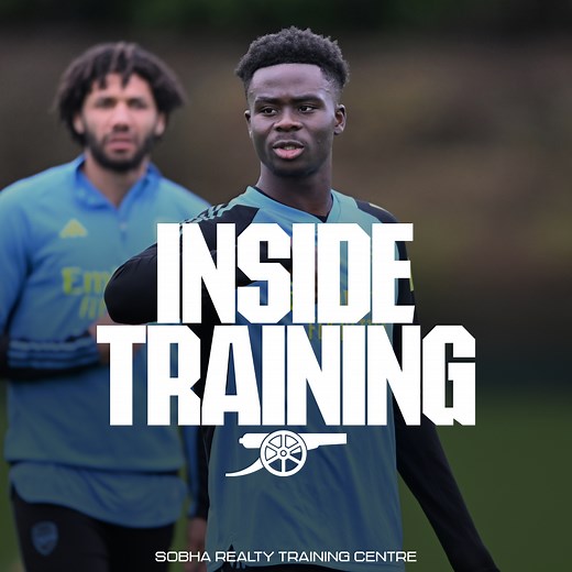 84K views · 10K reactions | ▶️ Now Playing: Inside Training Watch the Gunners warm up for West Ham  | Arsenal | Facebook