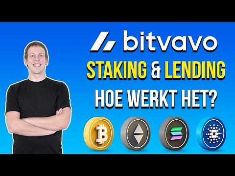 BITVAVO STAKING & LENDING UITLEG | HOE WERKT HET EN MOET JE HET INSCHAKELEN?