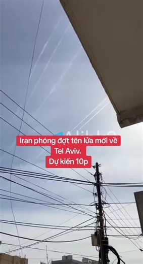 Iran đã phóng tên lửa về Tel Aviv. #iran #israel