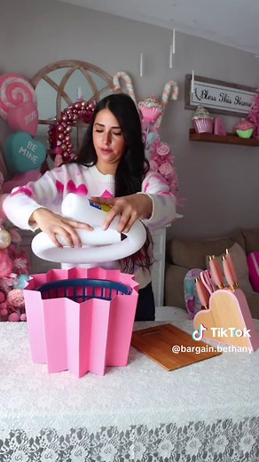 Dollar Tree DIY: Jumbo Cupcake for Valentines Day Celebration