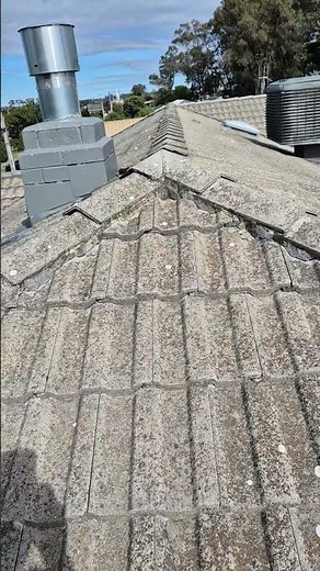 Roof Tile Restoration. Rebed & Repoint 🌞 #roofing #fyp #shorts