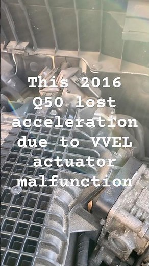 2016 Infiniti Q50 3.7 P1093 vvel actuator bank 2 faulty #infiniticlub #automobile #mechanic #q50