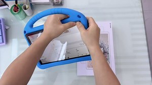 for Urao C107 10.1 inch Tablet Case 2024, Kids EVA Shockproof Cover with Handle Kickstand for Urao Android Tablet 10.1'' (Black)