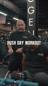 Want to actually train upper body? Watch the details: ✅ Bar to upper chest not mid, not low ✅ Chin up = better bar path ✅ Core tight, feet flat, drive with control ✅ Knees anchored, slight lean forward for max pec activation Learn cues like this (and way more) inside the FST-7 6-Week Transformation Challenge, led by the one and only @hanyrambod - Starts August 11th - $5,000 up for grabs - Link in bio to secure your spot. | FST-7 Training