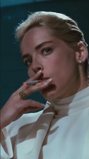 She redefined dangerous attraction. 👠 Sharon Stone in ​Basic Instinct movie