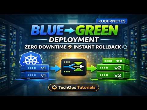 Blue-Green Deployment in Kubernetes | Step-by-Step Demo for Zero Downtime & Instant Rollback