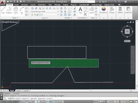 C00516 Stretch AutoCAD 2014 Tutorial