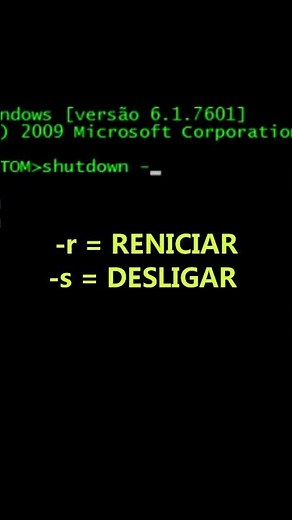 #01 - COMO DESLIGAR O COMPUTADOR PELO CMD