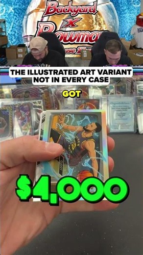 $4K Steph Curry NBA Anime 🤯 Bowman Basketball Warriors Hard Hit