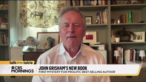 John Grisham reveals new novel "The Widow" in exclusive first look on CBS Mornings