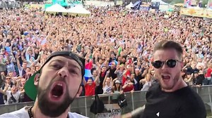 This happened when I dropped 'Hyper Riddim' at Summerfestival | Vato Gonzalez