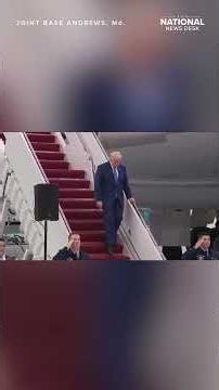 Trump unveils NEW AIR FORCE ONE at Joint Base Andrews