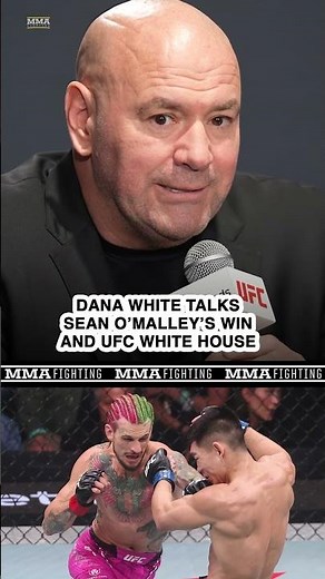 Dana White REACTS to Sean O'Malley's UFC 324 win, talks UFC White House | MMA Fighting