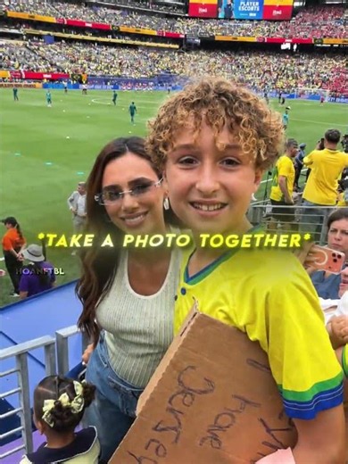 He didn't give up on meeting Neymar 💖💖