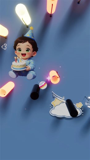 Happy birthday to you -v2- 🥳🎂🎈#marblemusic #satisfying #marbleasmr