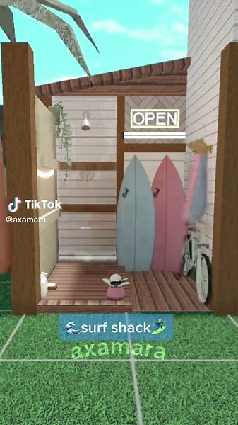 Surf Shack Build Idea in Bloxburg | Roblox Speedbuild