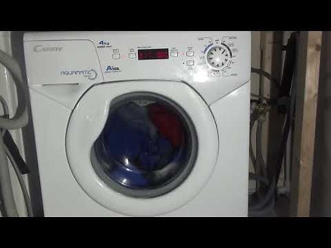 Candy Aquamatic Tempo AQUA1042D1 : cotton 60'c + sensitive care