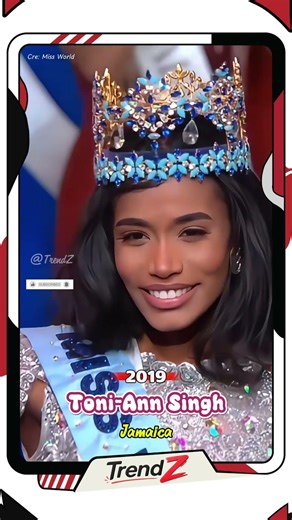 10 Years of Miss World Crowns (2015 - 2025) #missworld #beautyqueen #beauty