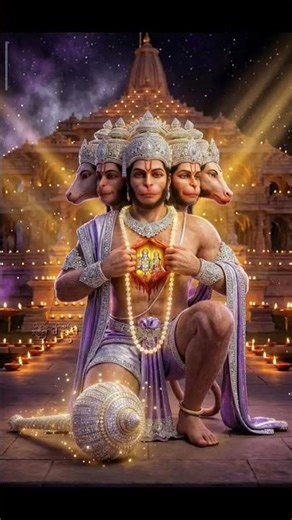 पंचमुखी हनुमान|जय श्री राम| #jaishreeram #jaihanumanji #kavach #pawanputrahanuman 🔱✨🚩