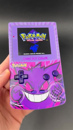 Who isn't a fan of Gengar? Get this custom Gameboy Color from link in bio! - #gameboy #gameboycolor #gbc #gengar #pokemon