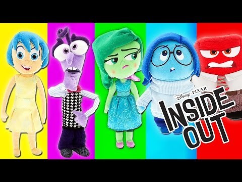 Disney Pixar Inside Out Emotions Plush Toys Sadness Joy Disgust Anger Fear Bing Bong