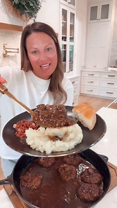 The ULTIMATE Comfort Food… Hamburger steaks smothered in rich brown gravy with mushrooms and onions… y’all, this meal was next-level delicious! My whole family devoured it—no leftovers in sight! 🙌🏼 Watch the video to see exactly how I make it step-by-step & follow me for more easy, family-approved recipes you’ll love! #ComfortFood #EasyDinner #HamburgerSteaks #WeeknightMeals #SouthernCooking #FamilyFavorites #HomeCooking #FoodieMom #QuickAndDelicious #EasyRecipes #GravyGoodness #MomLifeCooks |