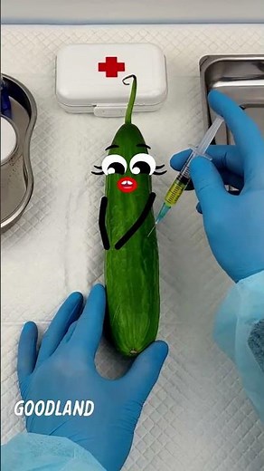 Goodland | Cucumber and banana surgery 😂 #cartoon #doodles #animation #funny