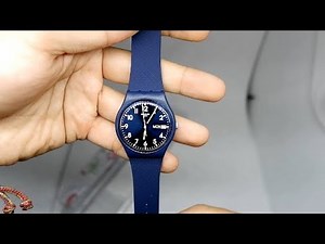SWATCH SIR BLUE GN718 ORIGINAL UNBOXING