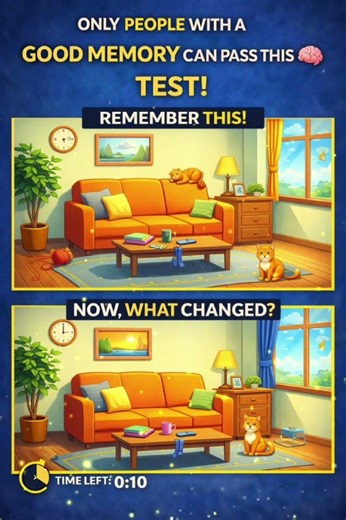 ONLY PEOPLE WITH A GOOD MEMORY CAN PASS THIS TEST 😱 What Changed?