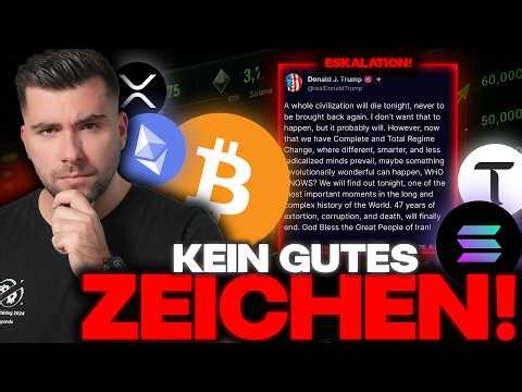 Crypto: Is a TOTAL escalation of the conflict imminent? (Trump is escalating completely!)