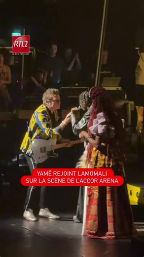 Quand Yamê rejoint Lamomali sur la scène de l’accor Arena 😍💛