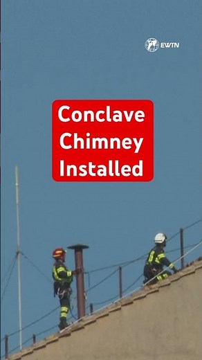 Vatican Installs Iconic Smoke Chinney Ahead of 2025 Conclave
