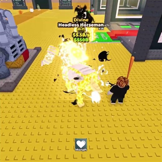 Trolling as headless horseman in sab #roblox