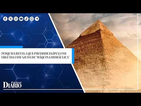 Pesquisa revela que pirâmide egípcia foi erguida com ajuda de 'máquina hidráulica'