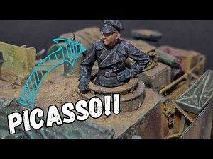 Painting a 1/35 German Tank Commander… My Way!